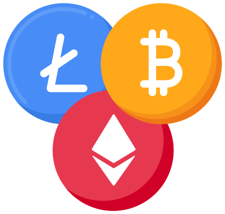 Crypto Payment - Litecoin, Bitcoin and Ethereum Accepted